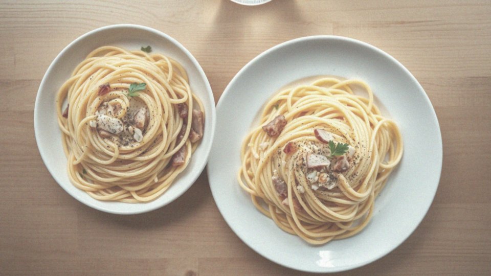 Jakie są kalorie w większych porcjach spaghetti carbonara (400g, 800g)?