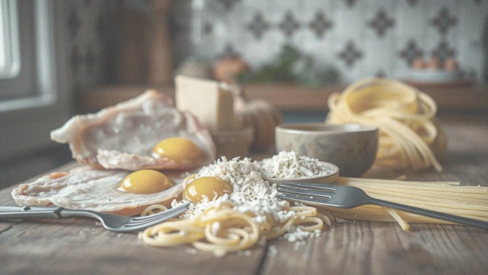 Jakie składniki zawiera sos carbonara?