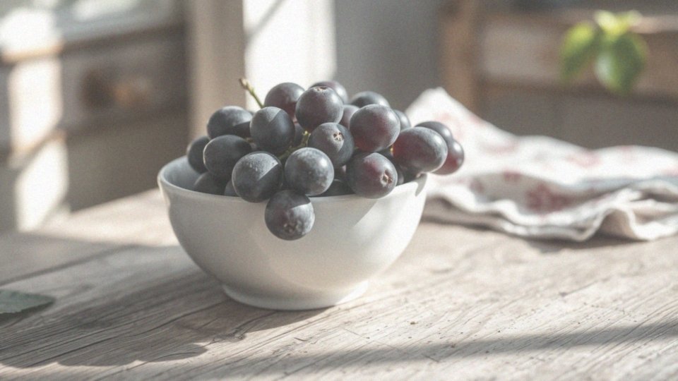Ile winogron liczy optymalna porcja do spożycia?