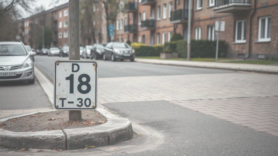 Jakie znaki drogowe regulują parking w strefie zamieszkania?