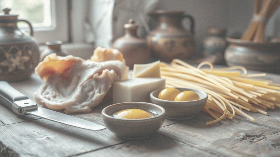Co wpływa na kaloryczność dania carbonara?