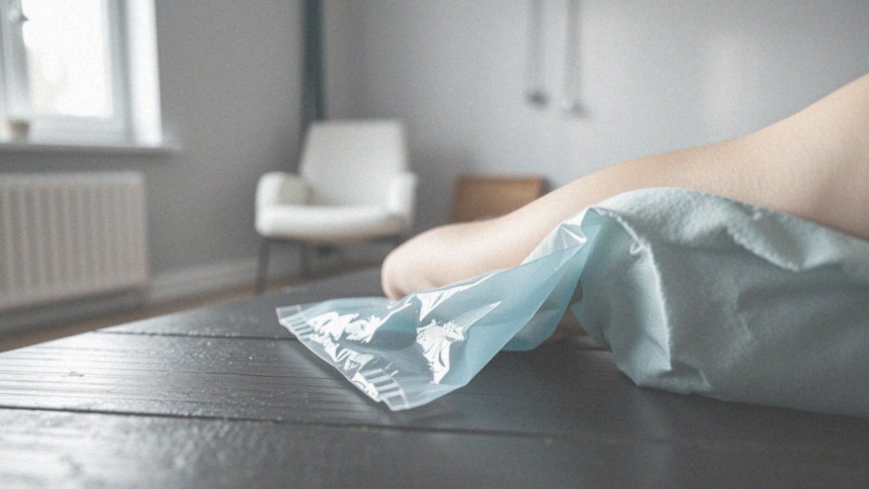 Jakie role pełnią okłady z lodu w leczeniu zapalenia kaletki podbarkowej?